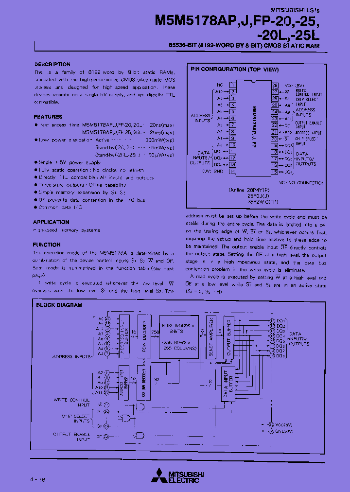 M5M5178AJ-20_7433121.PDF Datasheet