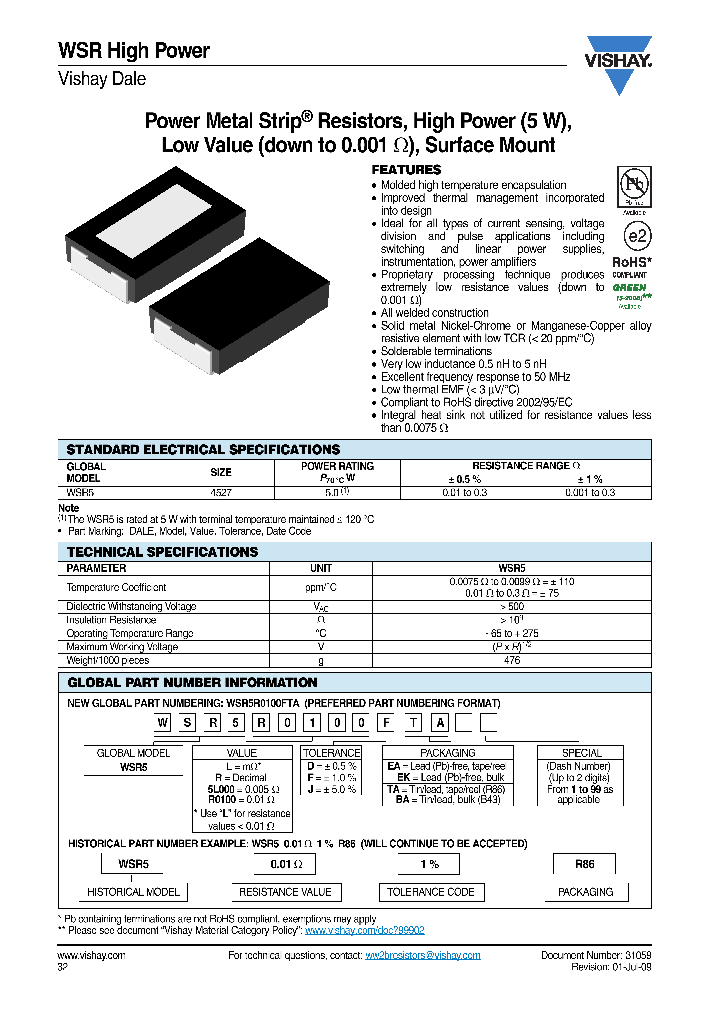 WSR50100JEK_7433248.PDF Datasheet