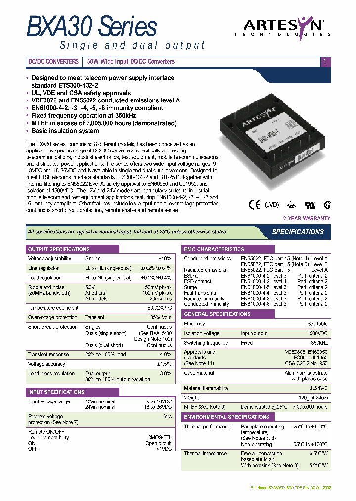 BXA30-24D15-1F_7433974.PDF Datasheet