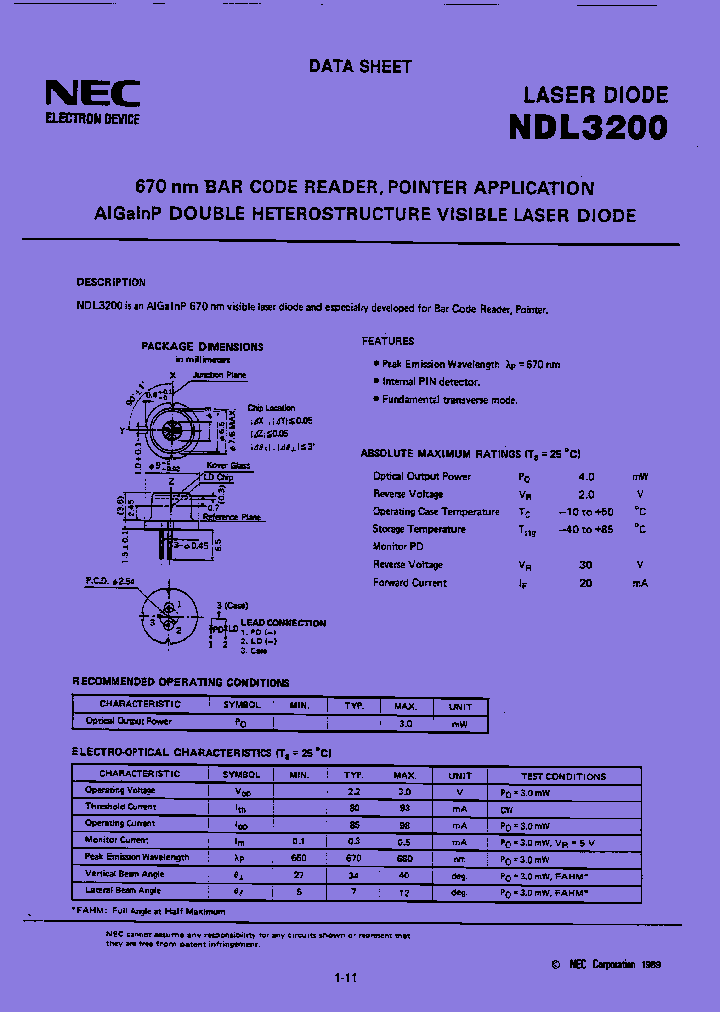 NDL3200_7438202.PDF Datasheet