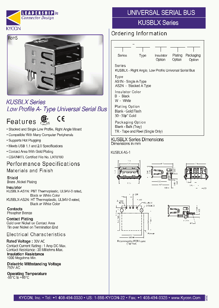 KUSBLX-AS2N-B_7442123.PDF Datasheet