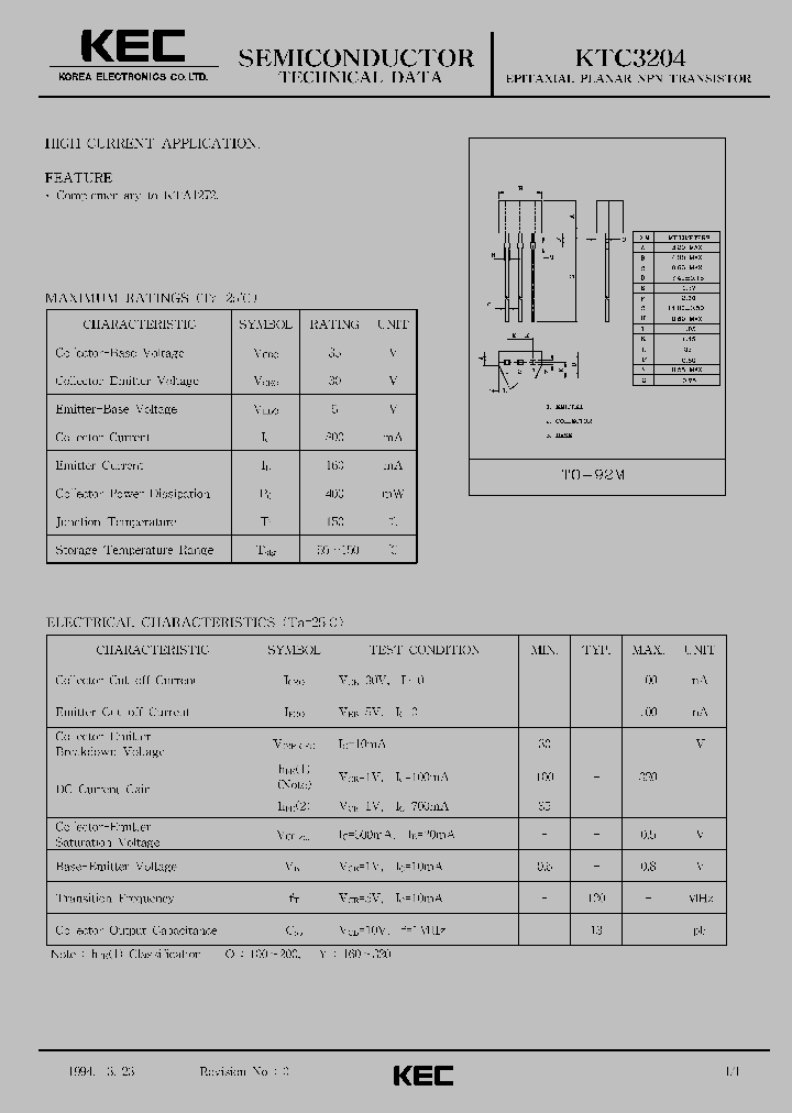 KECHOLDINGS-KTC3204_7442651.PDF Datasheet