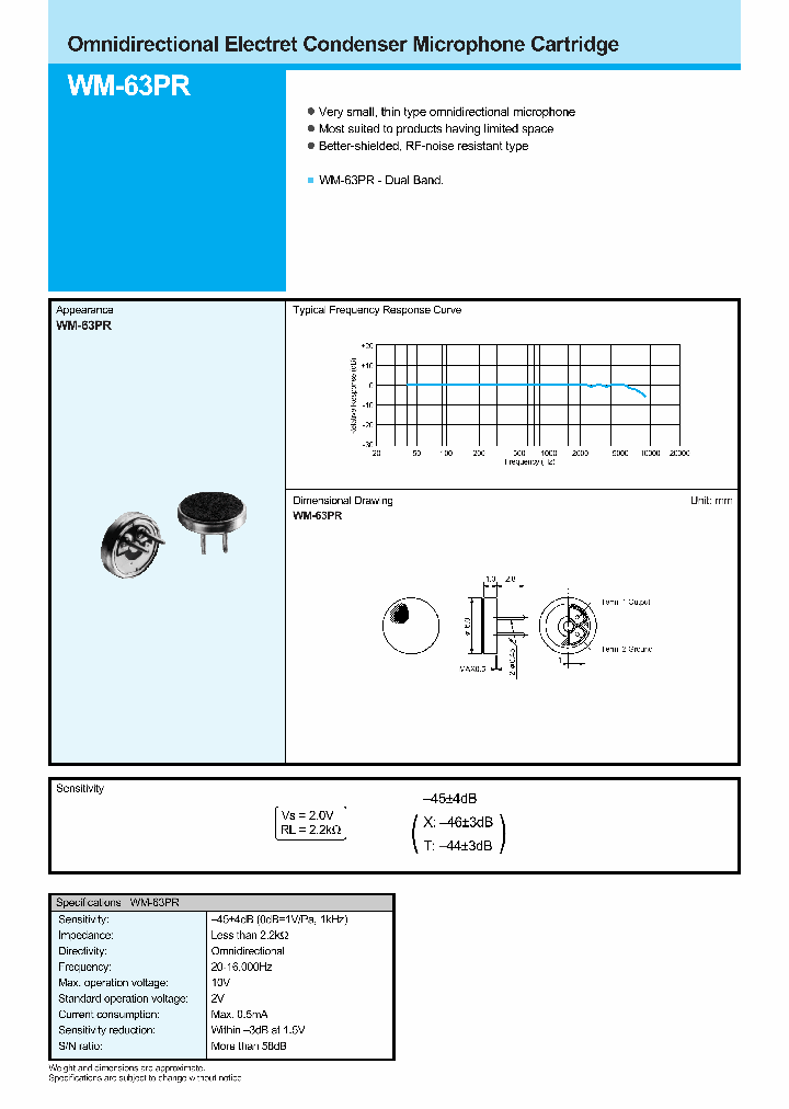 WM-63PR_7441817.PDF Datasheet