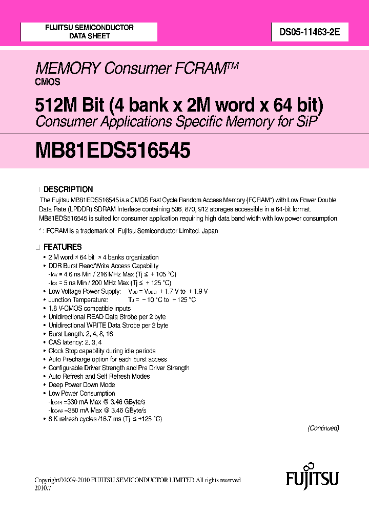 MB81EDS51654510_7442358.PDF Datasheet