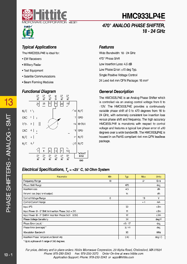 HMC933LP4E1103_7445407.PDF Datasheet