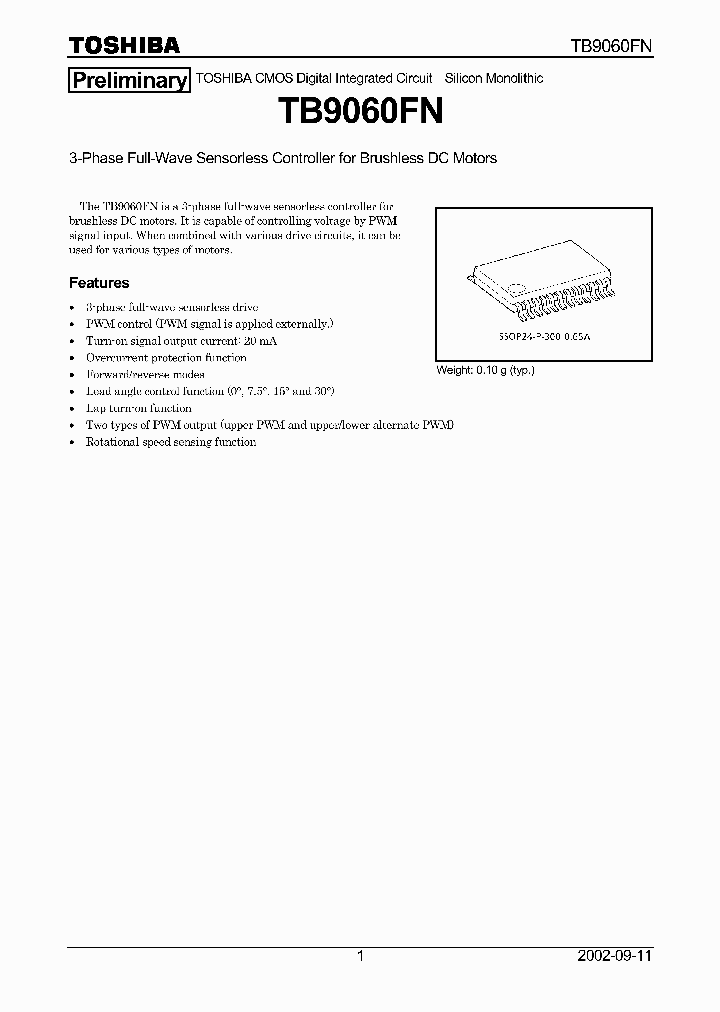 TOSHIBACORPORATION-TB9060FN_7445634.PDF Datasheet