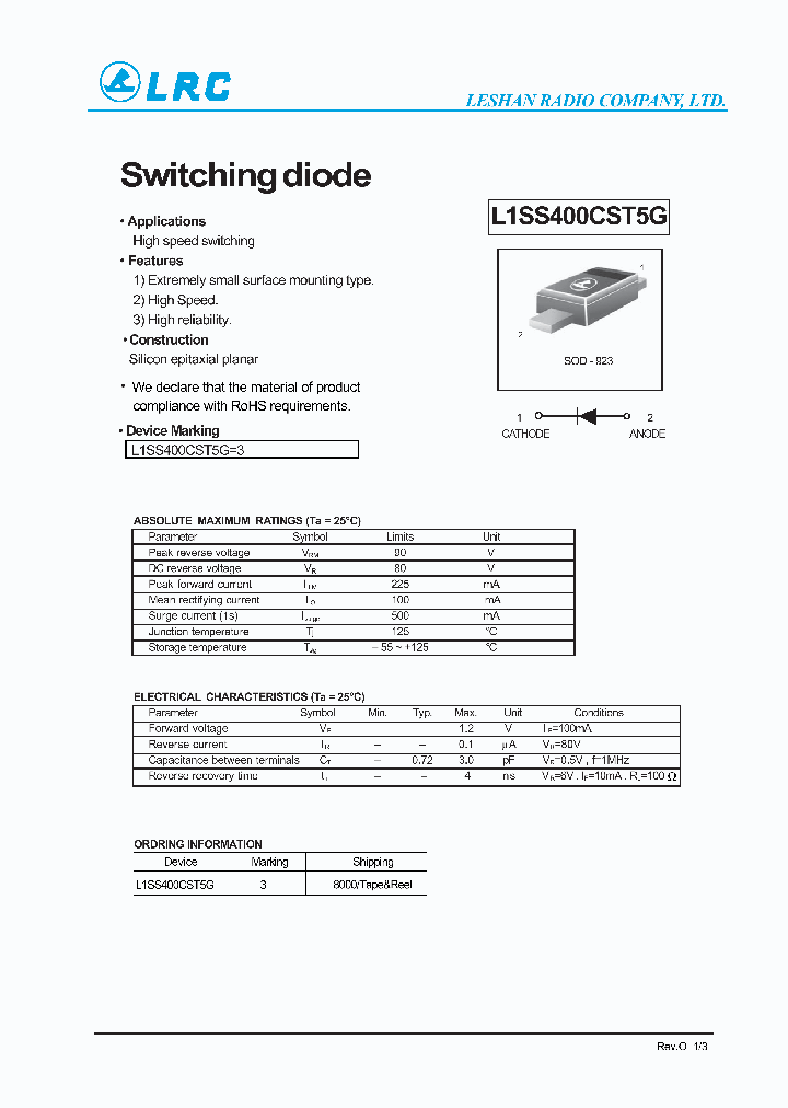 L1SS400CST5G_7447898.PDF Datasheet