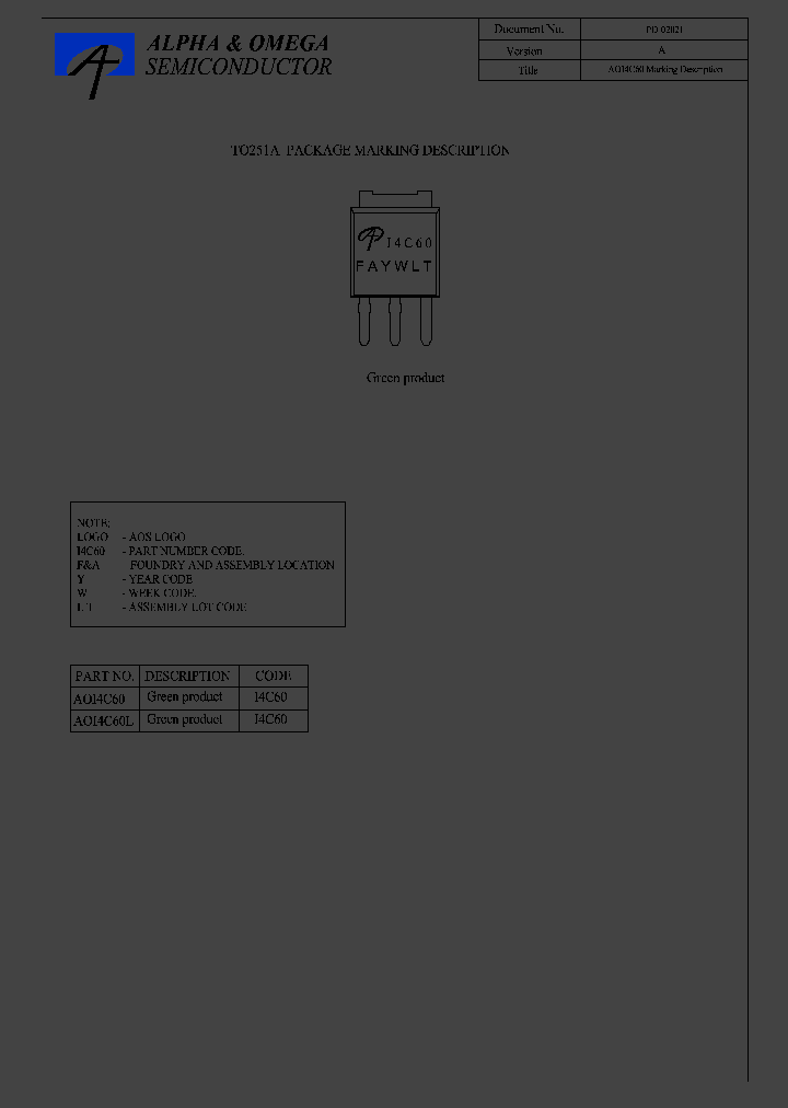 AOI4C60_7449484.PDF Datasheet