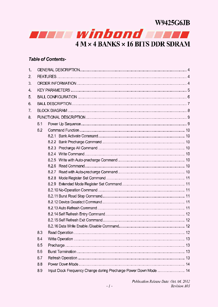 W9425G6JB_7449555.PDF Datasheet