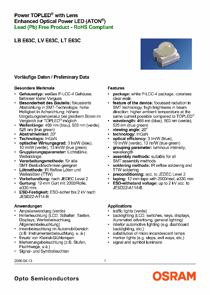 LBE63C-T2V1-35_7451150.PDF Datasheet