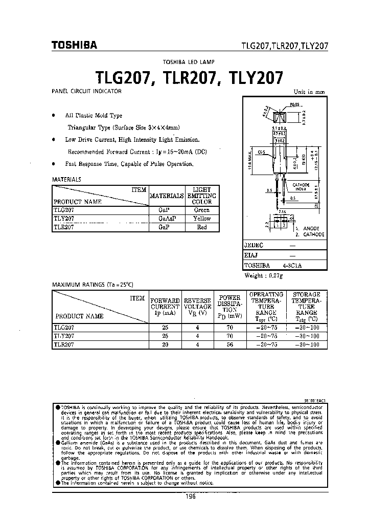 TLR207_7452393.PDF Datasheet