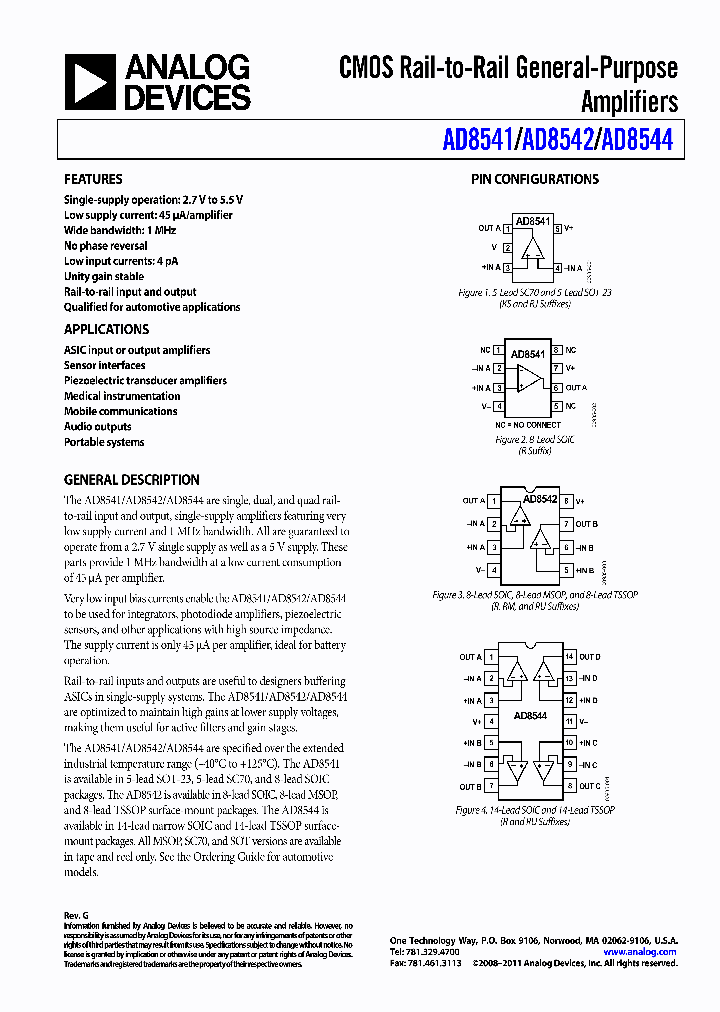 AD8541AKSZ-REEL7_7456952.PDF Datasheet