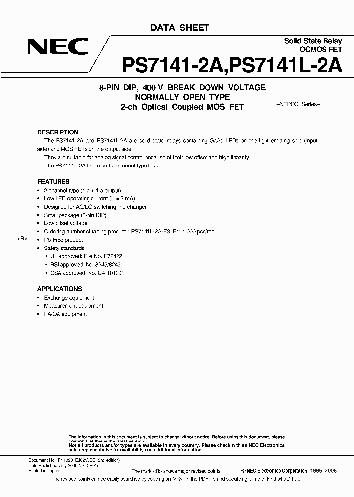 PS7141-2A-A_7457311.PDF Datasheet