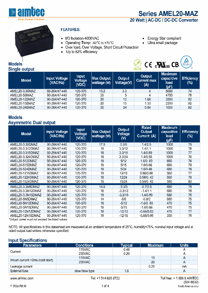 AMEL20-MAZ13_7458336.PDF Datasheet