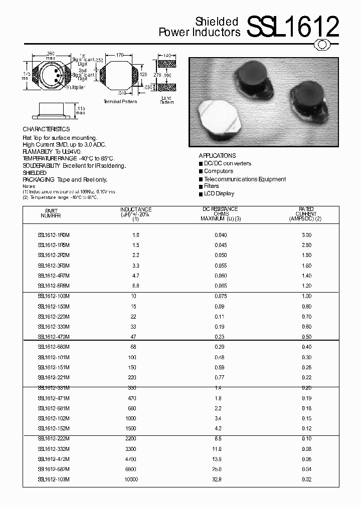 SSL1612-2R2M_7459930.PDF Datasheet