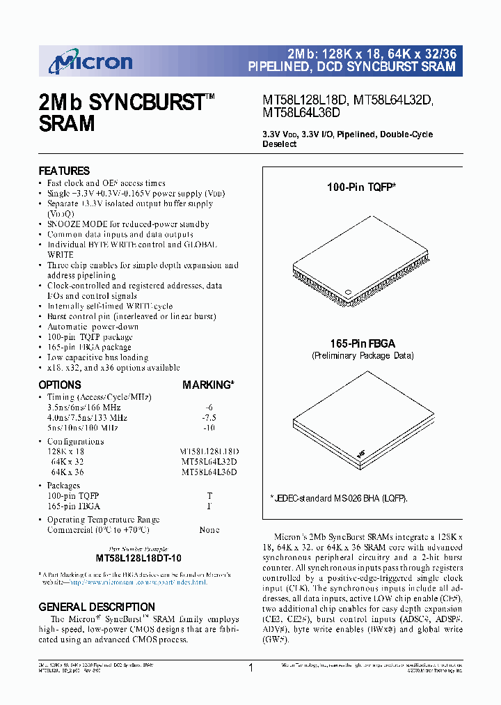 MT58L128L18D_7461095.PDF Datasheet