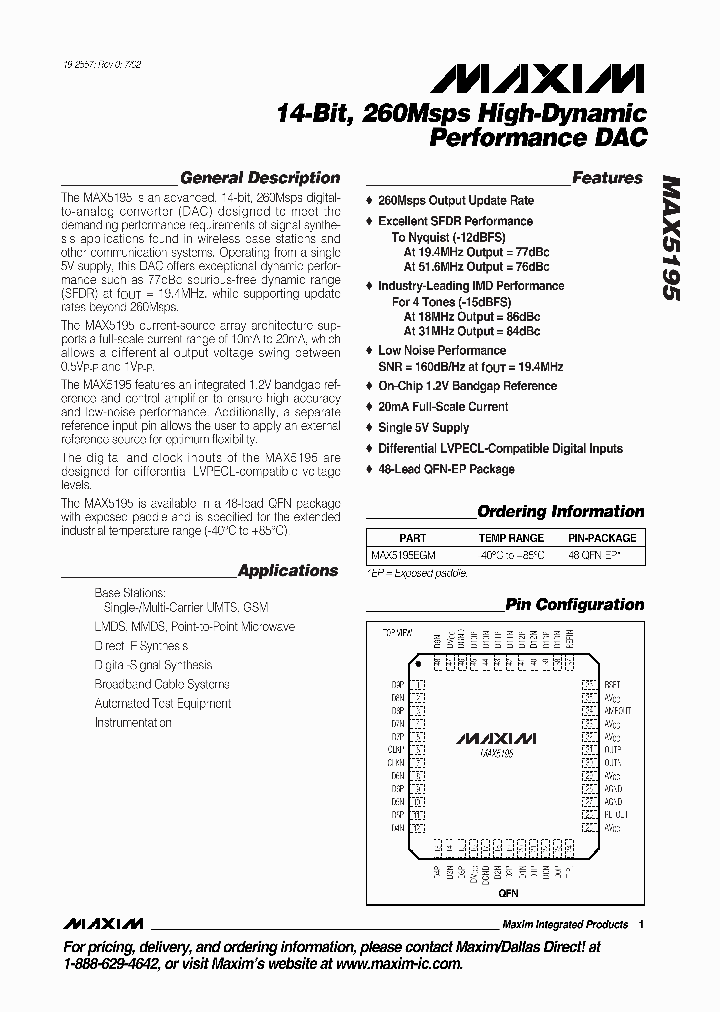 MAXIMINTEGRATEDPRODUCTSINC-MAX5195EGM-TD_7462263.PDF Datasheet
