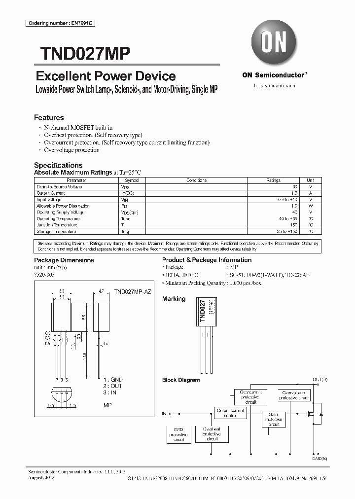 TND027MP_7465105.PDF Datasheet