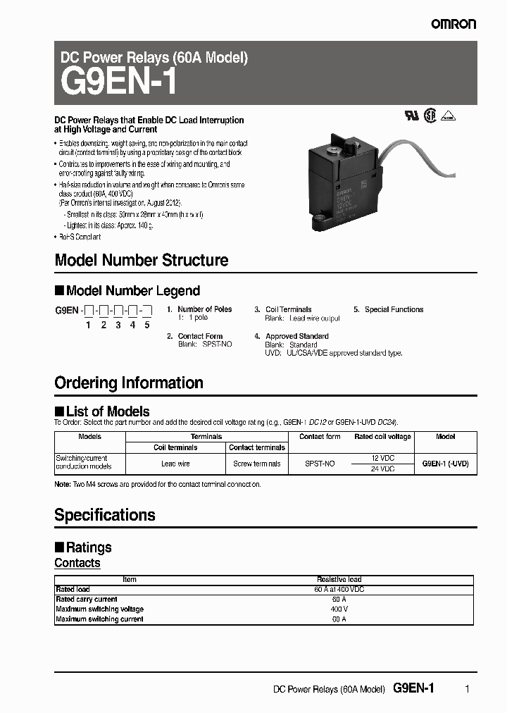 G9EN-1_7466650.PDF Datasheet