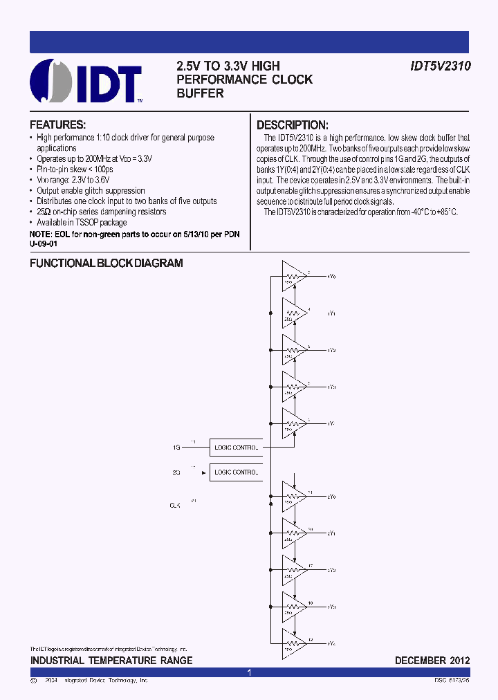 IDT5V2310PGGI_7469836.PDF Datasheet