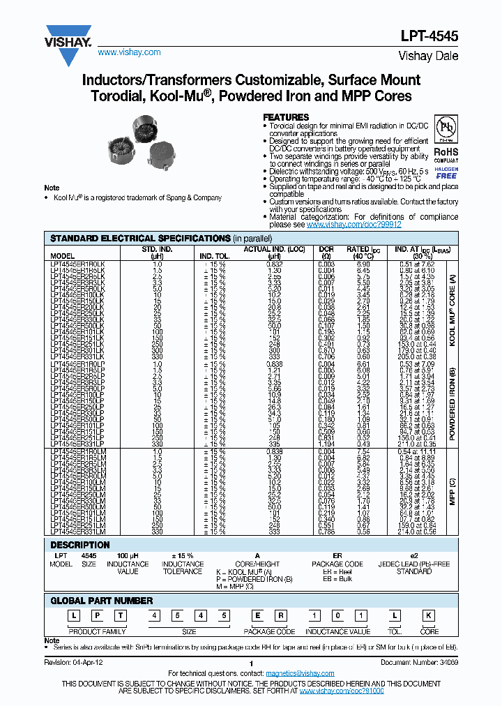 LPT4545RH330LK_7474750.PDF Datasheet