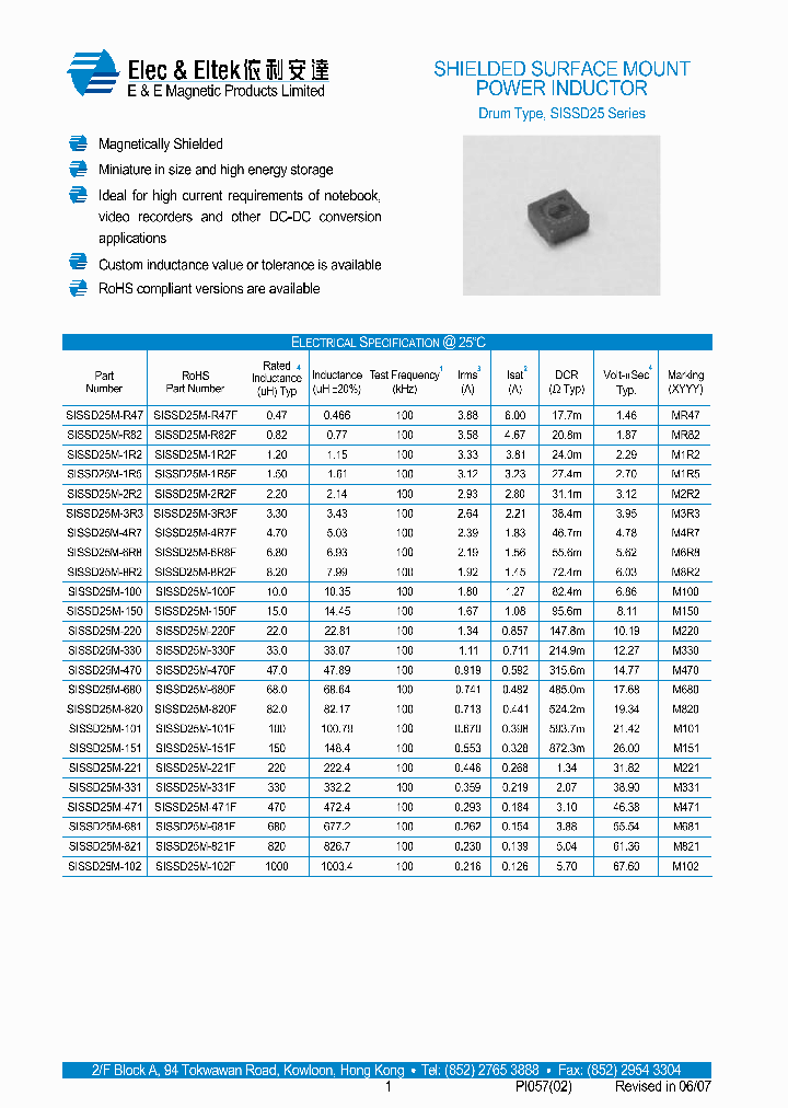 SISSD25M-4R7F_7477309.PDF Datasheet