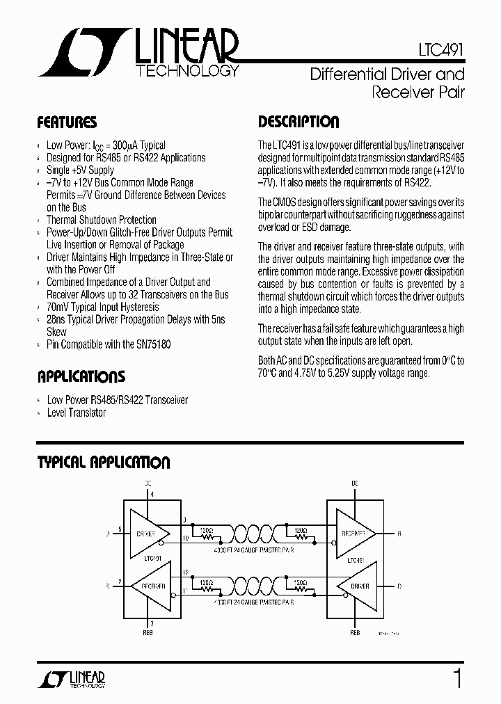 LINEARTECHNOLOGYCORPORATION-LTC491_7477754.PDF Datasheet