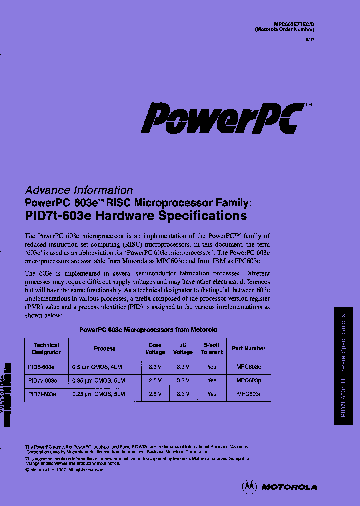 MPC603RRX225L_7479599.PDF Datasheet