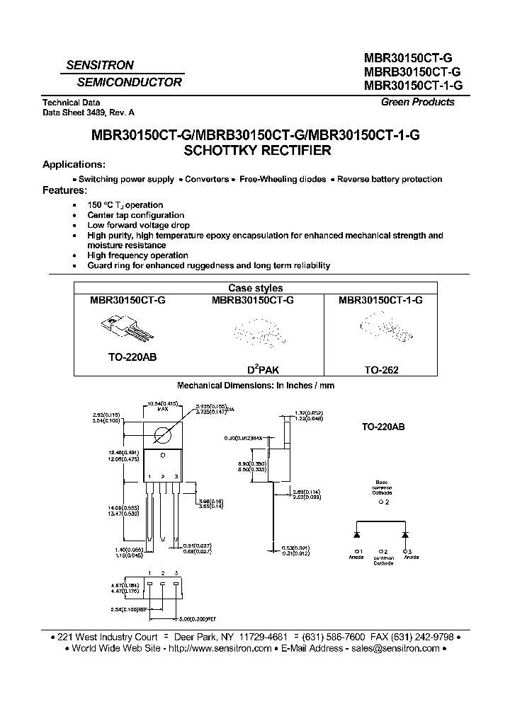 MBR30150CT-G_7481915.PDF Datasheet