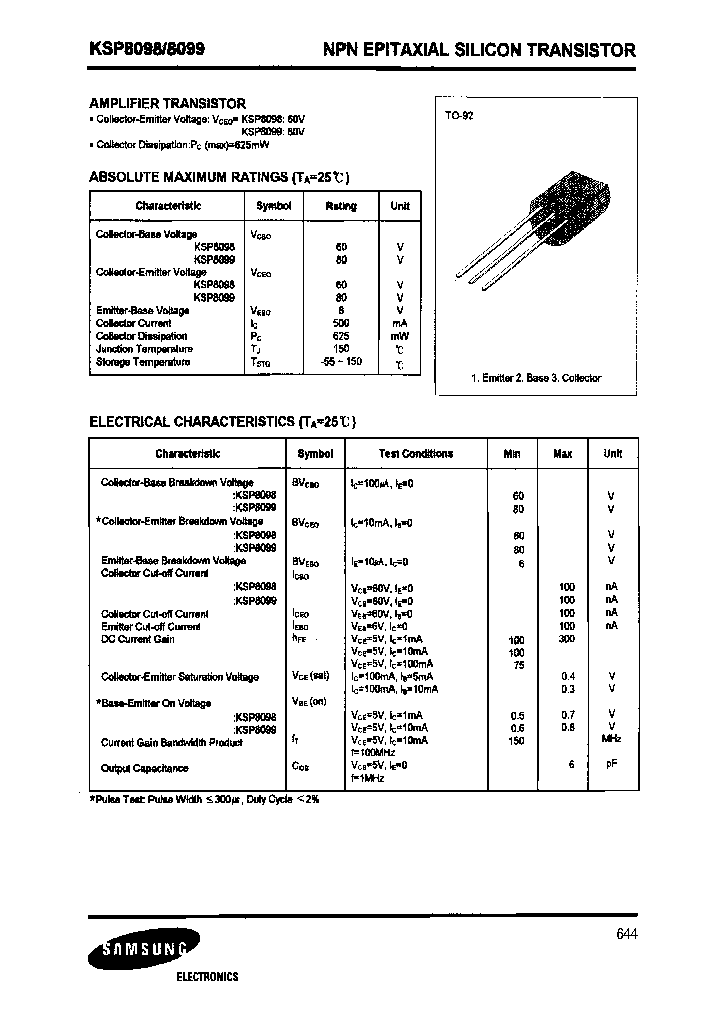 KSP8098_7481906.PDF Datasheet