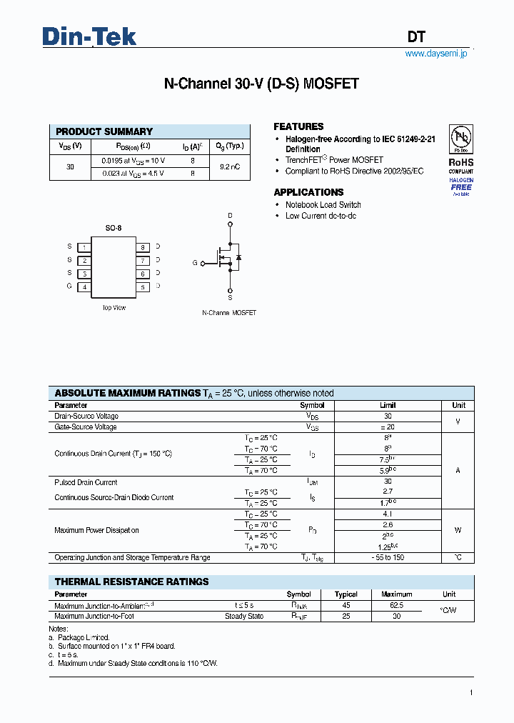 DTM9410_7485992.PDF Datasheet
