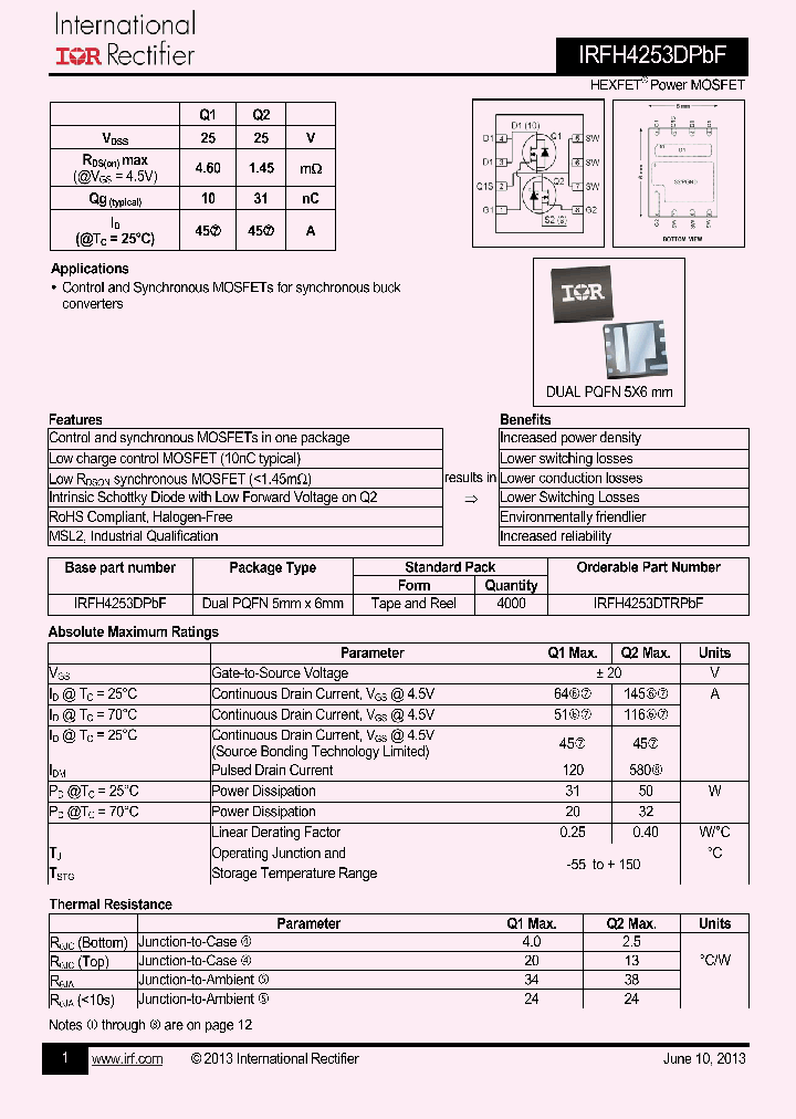 IRFH4253DPBF_7486642.PDF Datasheet