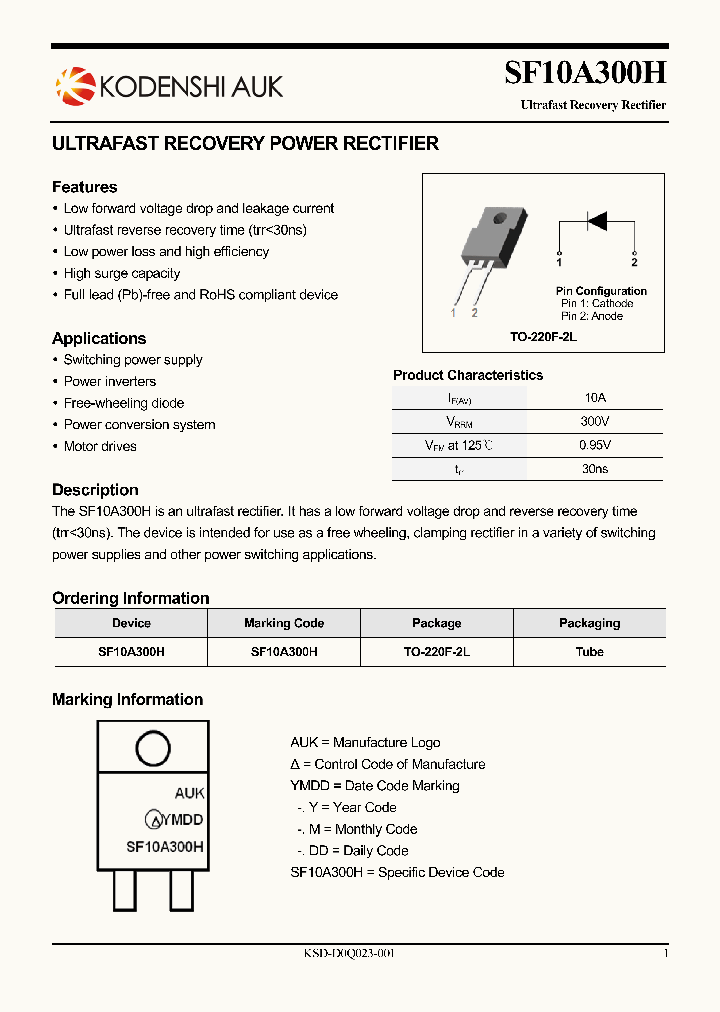 SF10A300H_7487628.PDF Datasheet