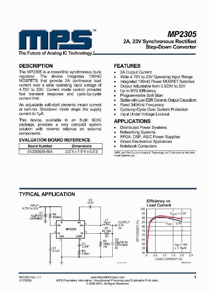 MP2305_7490030.PDF Datasheet