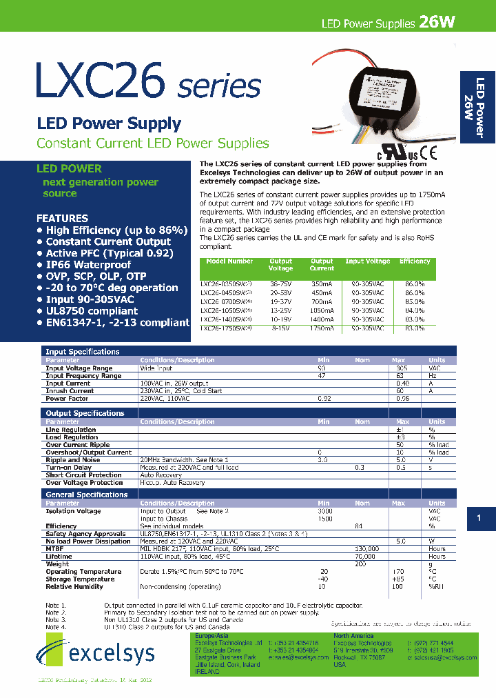 LXC26-0700SW_7491509.PDF Datasheet