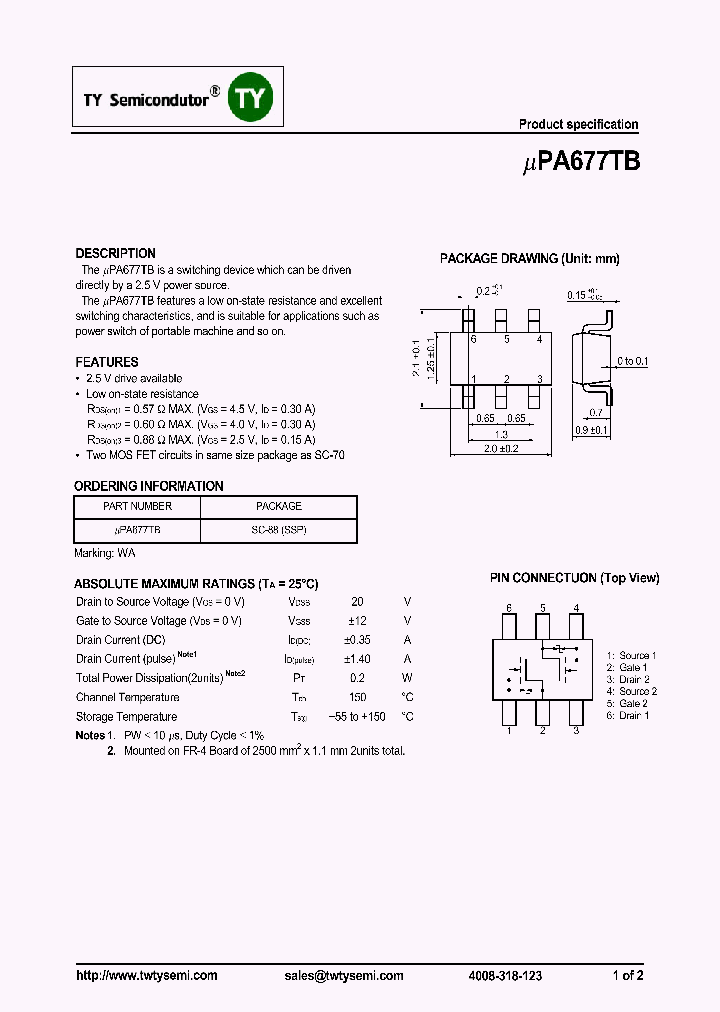 UPA677TB_7491858.PDF Datasheet
