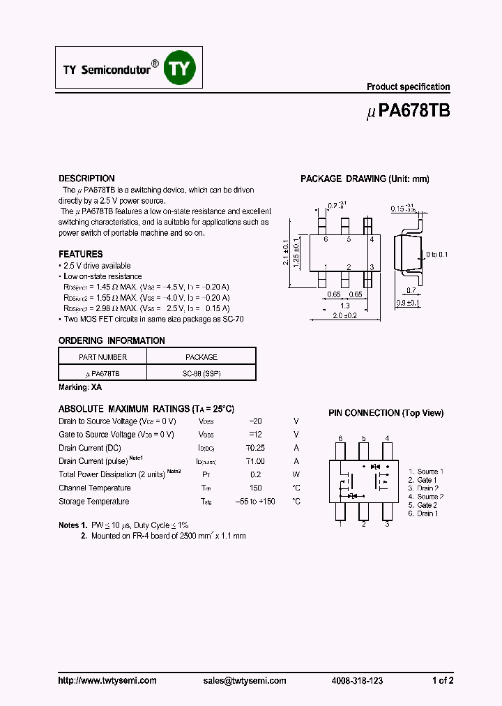 UPA678TB_7491860.PDF Datasheet
