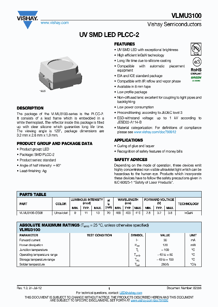 VLMU3100_7492719.PDF Datasheet