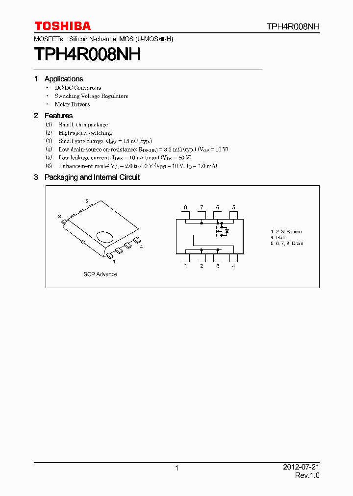 TPH4R008NH_7492961.PDF Datasheet
