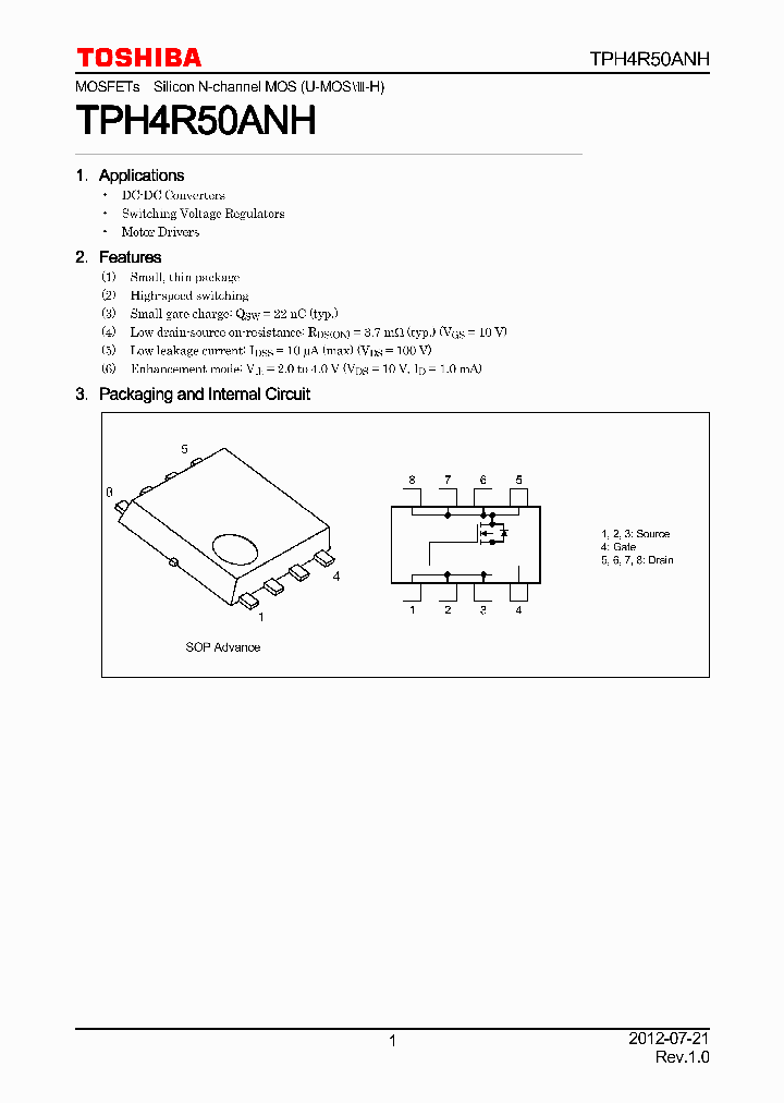 TPH4R50ANH_7492962.PDF Datasheet