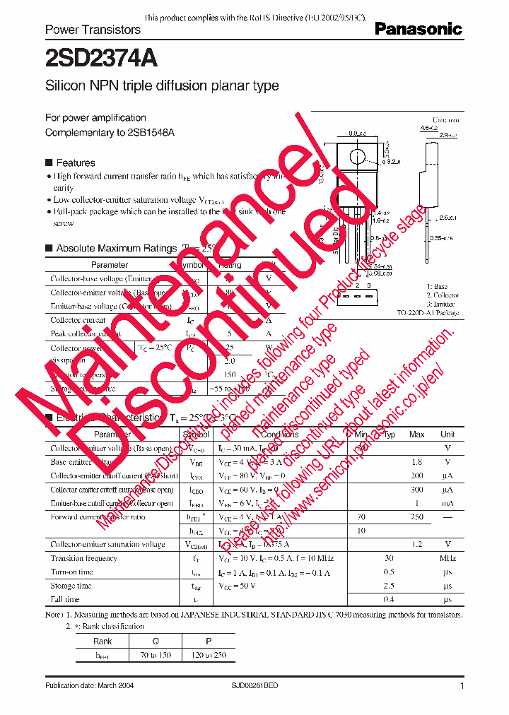 2SD2374AP_7494495.PDF Datasheet