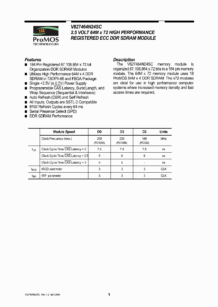 PROMOSTECHNOLOGIESINC-V827464N24SCJX-D3_7494798.PDF Datasheet