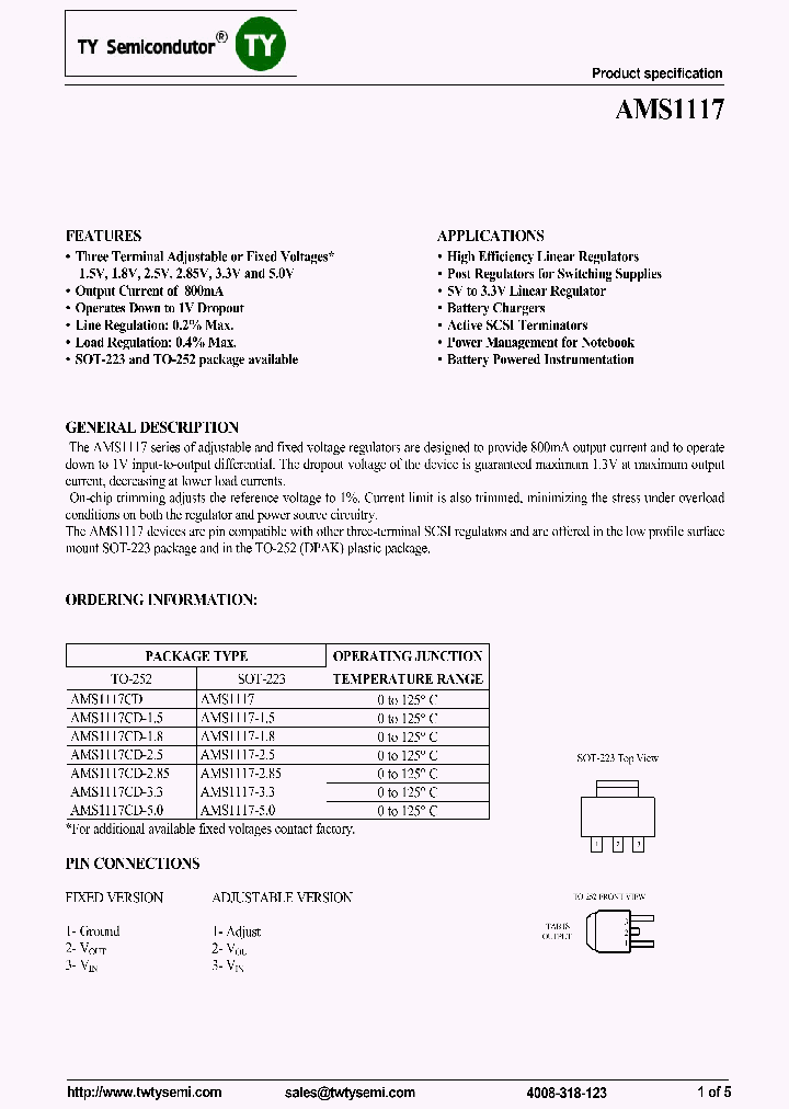 AMS1117_7495617.PDF Datasheet