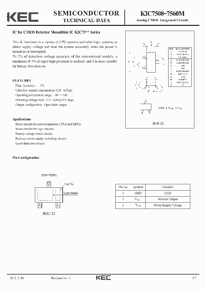 KIC7508_7498394.PDF Datasheet