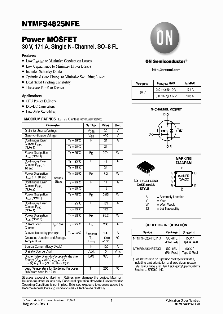 NTMFS4825NFET3G_7497998.PDF Datasheet