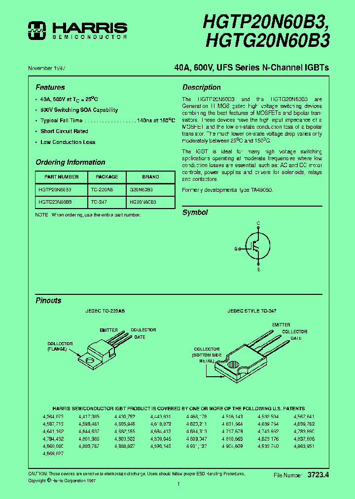 HGTG20N60B3_7497272.PDF Datasheet