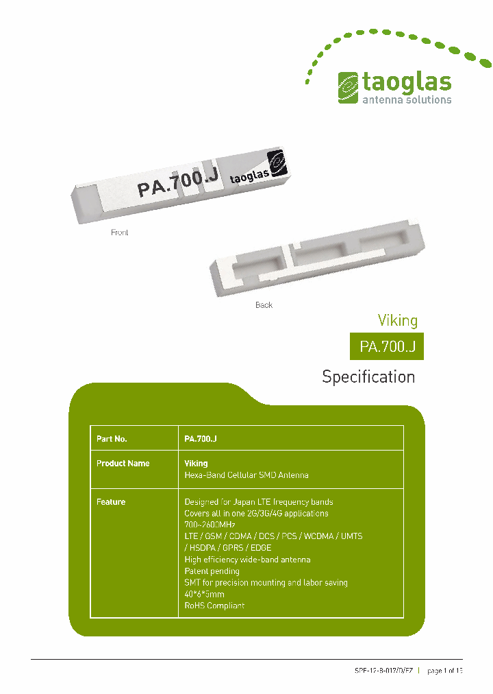 PA700J_7498951.PDF Datasheet