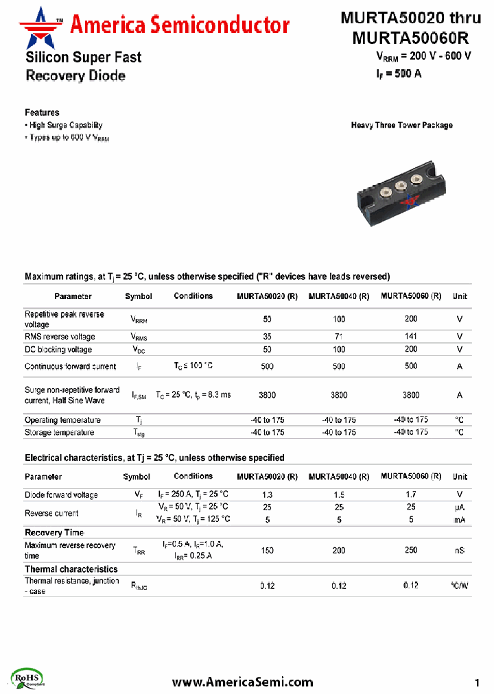 MURTA50040_7498963.PDF Datasheet
