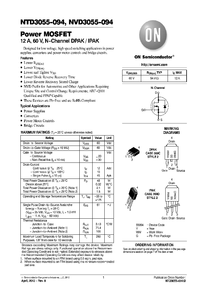 NTD3055-094-1G_7499746.PDF Datasheet