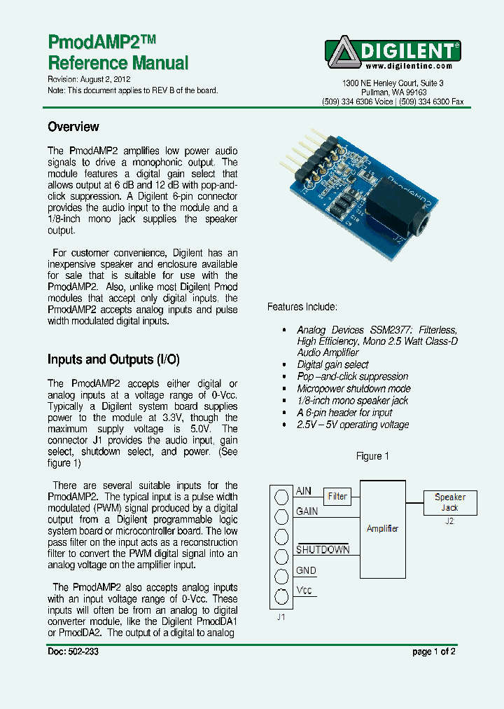 PMODAMP2_7501678.PDF Datasheet